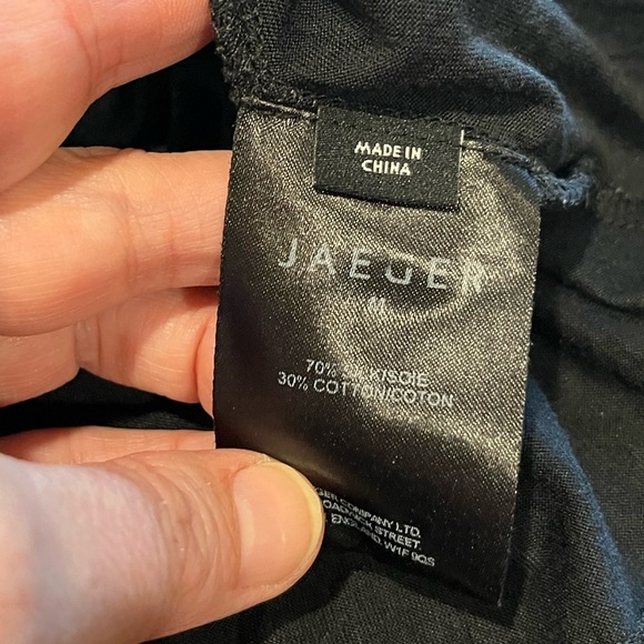 ❣️🖤 JAEGER – Black Sleeveless Top – Size M - Picture 2 of 11